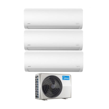 climatizzatore condizionatore midea trial split inverter serie xtreme 12_12_12 con m3o 27nf8 r 32 wi fi integrato 12000_12000_12000 btu novita