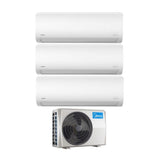 climatizzatore condizionatore midea trial split inverter serie xtreme 9_9_9 con m3o 27nf8 r 32 wi fi integrato 9000_9000_9000 btu novita 9032