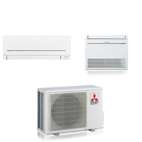climatizzatore condizionatore mitsubishi electric dual split inverter serie ap vgk 7000 _ pavimento 9000 con mxz 2f42vf r 32 wi fi 7000_9000