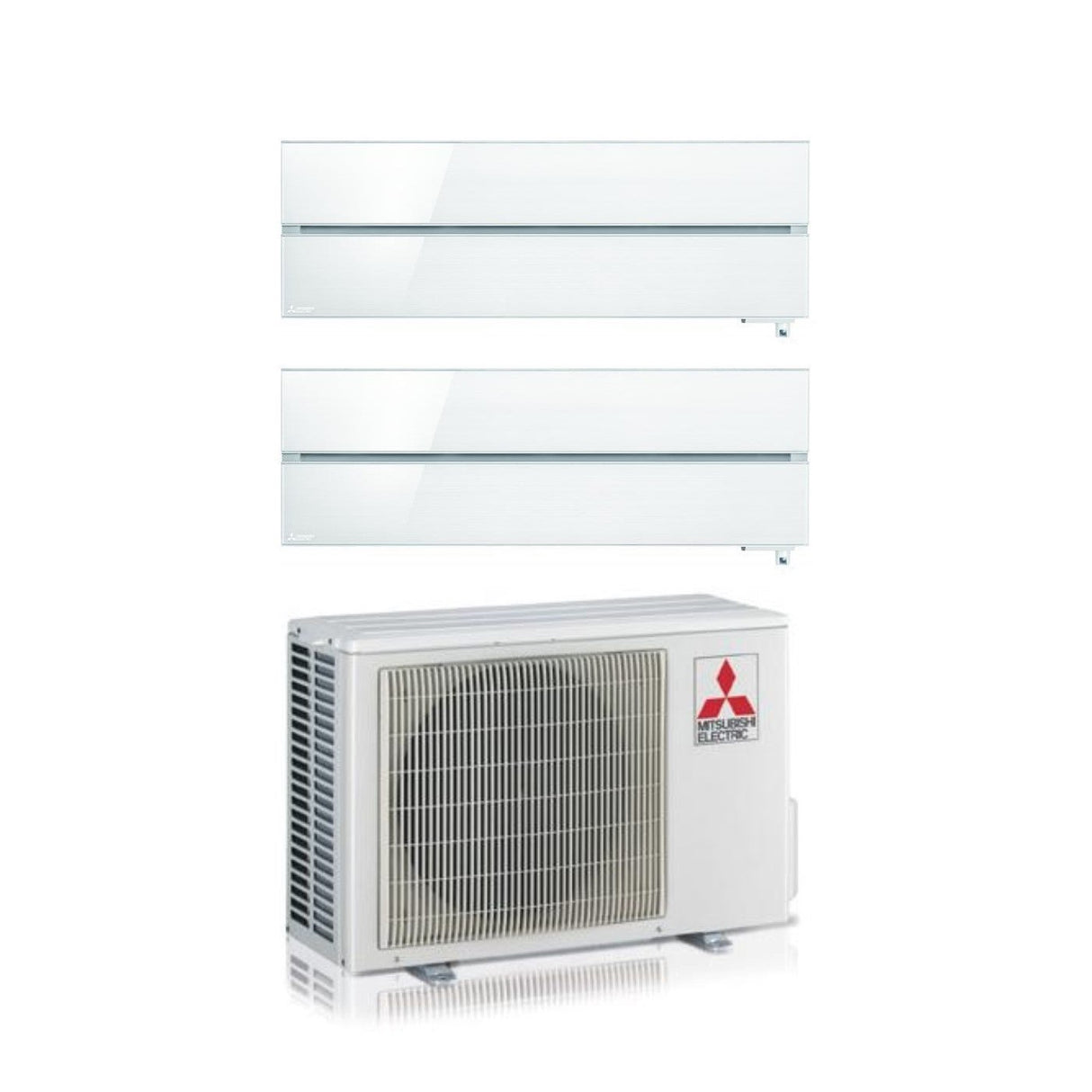 climatizzatore condizionatore mitsubishi electric dual split inverter serie kirigamine style msz ln 9_12 con mxz 2f42vf pearl white wi fi r 32 9000_12000 bianco perla new 2018