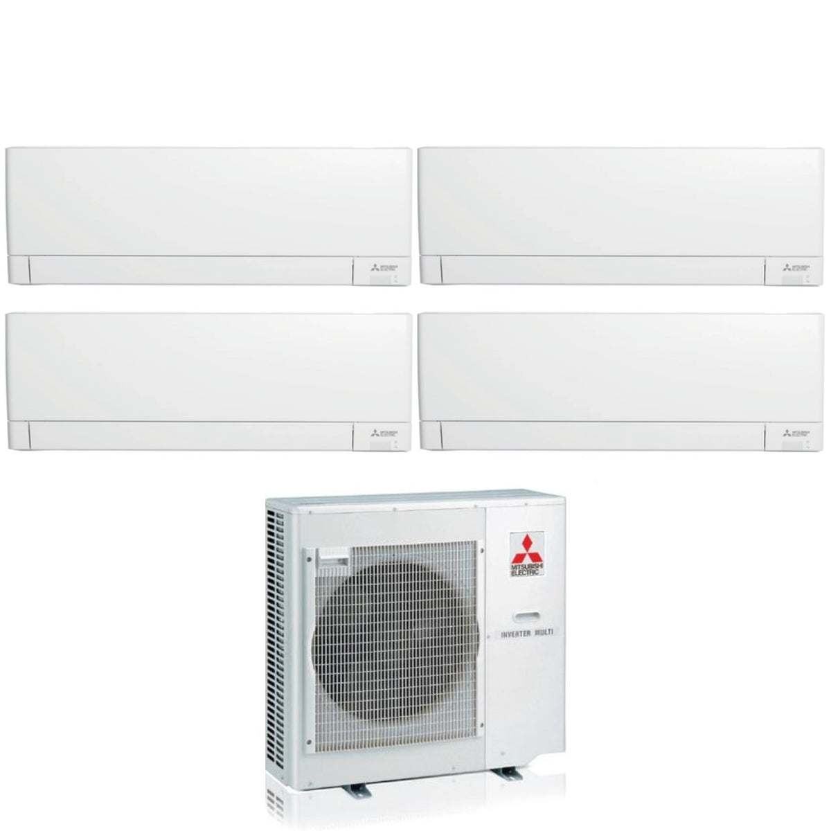 climatizzatore condizionatore mitsubishi electric quadri split inverter linea plus serie msz ay 9_9_9_12 con mxz 4f80vf r 32 wi fi integrato 9000_9000_9000_12000