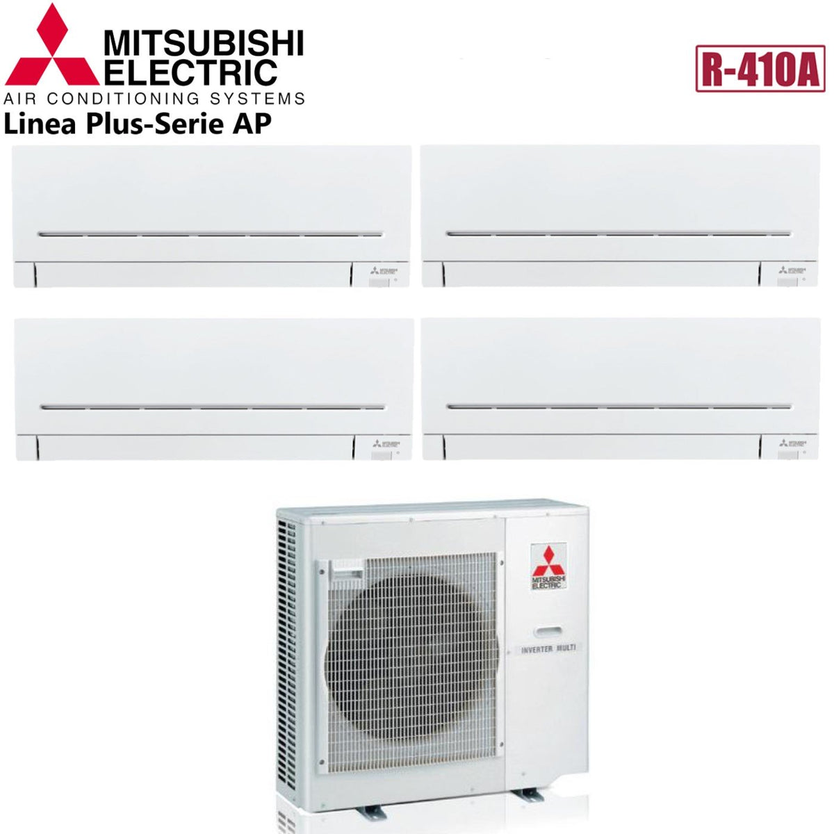 climatizzatore condizionatore mitsubishi electric quadri split inverter serie ap 7_9_9_18 con mxz 4e83va r 410 wi fi 7000_9000_9000_18000 new 2018