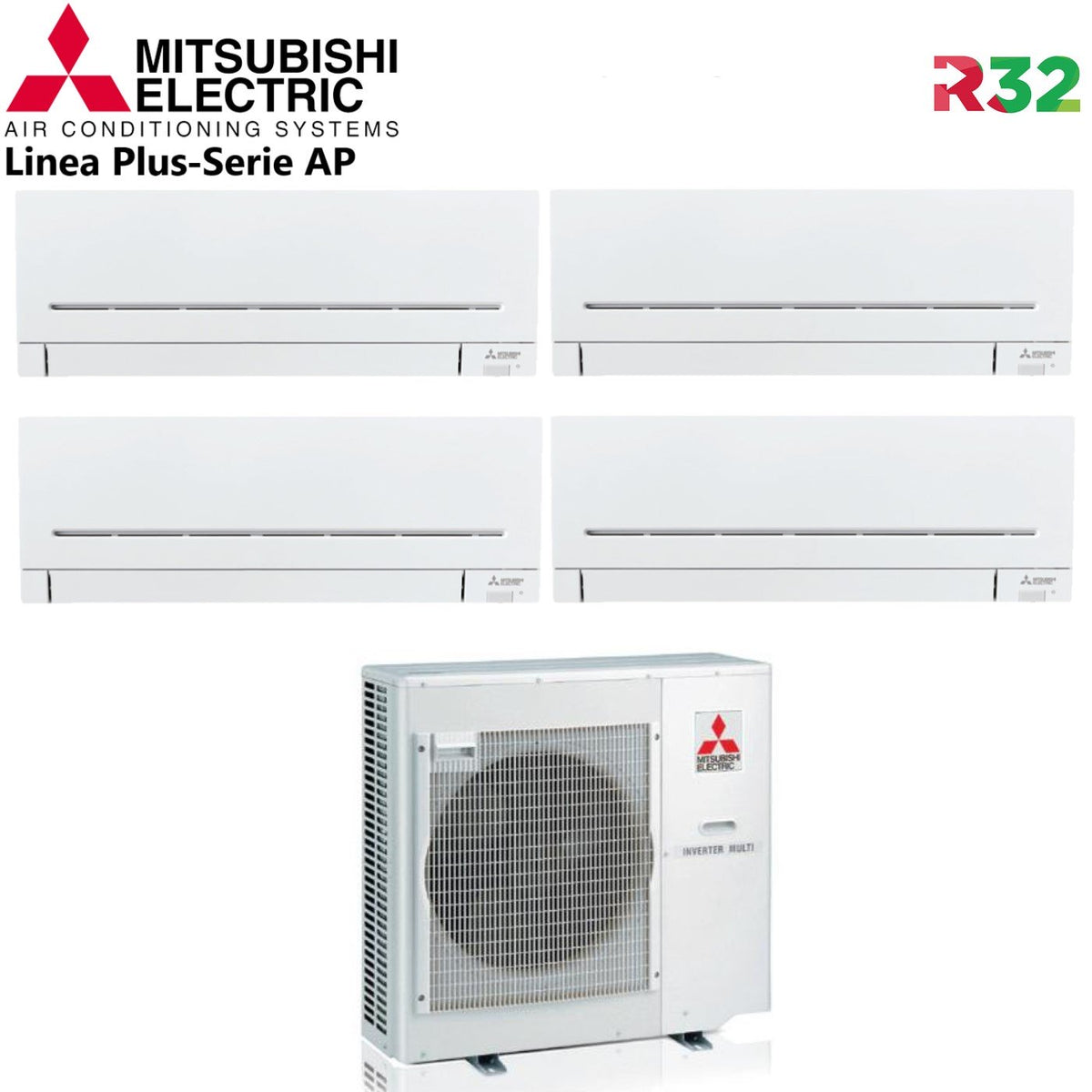 climatizzatore condizionatore mitsubishi electric quadri split inverter serie ap 9_9_9_12 con mxz 4f72vf r 32 wi fi 9000_9000_9000_12000 new 2018 5616