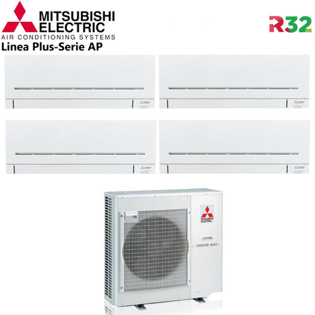 climatizzatore condizionatore mitsubishi electric quadri split inverter serie ap 9_9_9_12 con mxz 4f72vf r 32 wi fi 9000_9000_9000_12000 new 2018 5616
