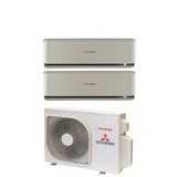 climatizzatore condizionatore mitsubishi heavy industries dual split inverter serie kireia plus titanium 9_12 con scm40zs w r 32 wi fi optional 9000_12000