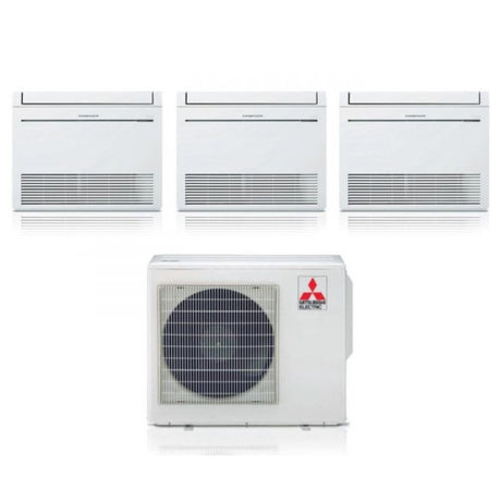climatizzatore condizionatore mitsubishi pavimento trial split inverter serie mfz kt 9_9_18 con mxz 3f68vf3 r 32 9000_9000_18000 novita