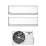 climatizzatore condizionatore panasonic dual split inverter serie etherea white 9_12 con cu 2z41tbe r 32 wi fi optional 9000_12000 bianco new 2018