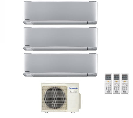 climatizzatore condizionatore panasonic trial split inverter serie etherea silver 9_9_9 con cu 3z68tbe r 32 wi fi optional 9000_9000_9000 argento new 2018