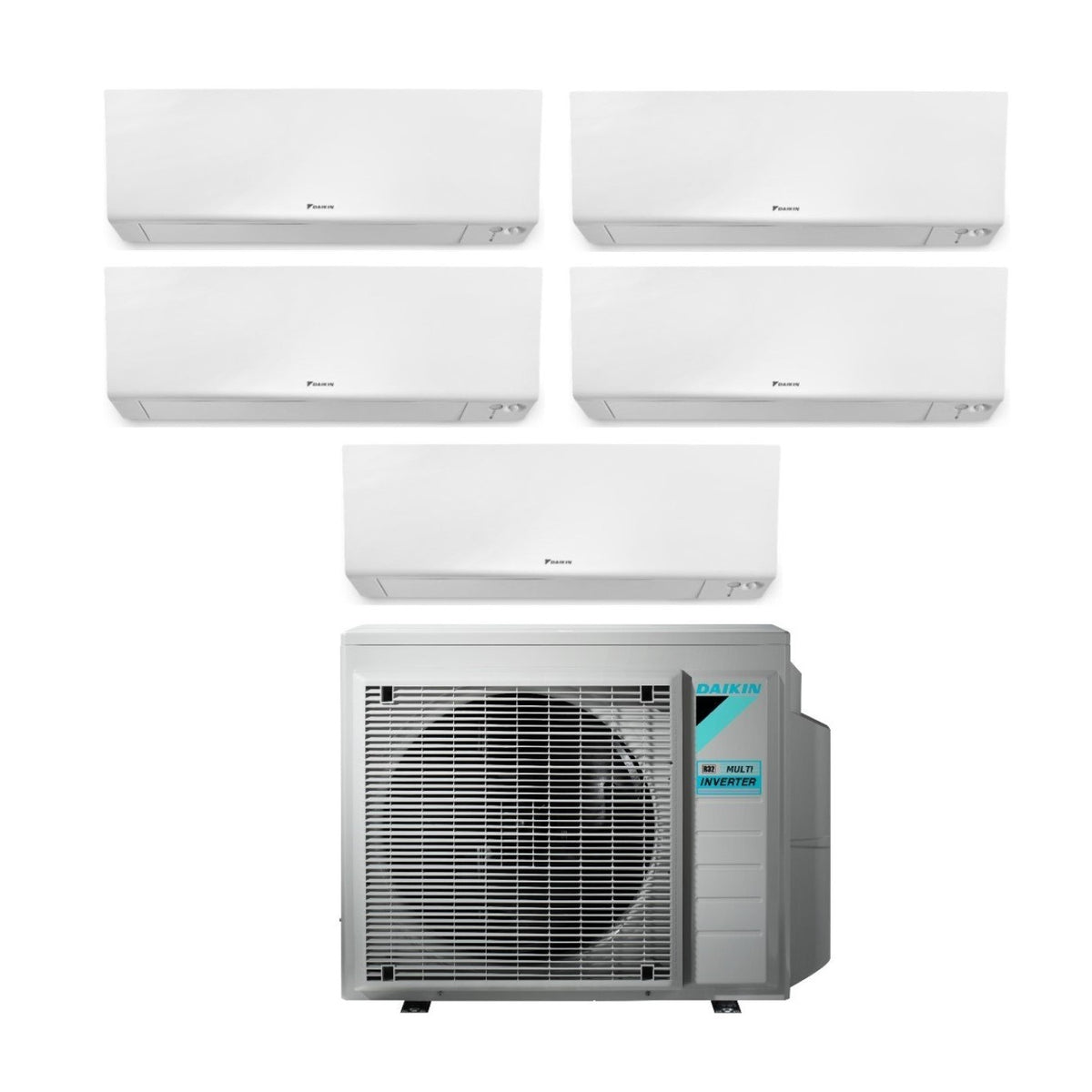climatizzatore condizionatore penta split daikin inverter serie perfera ftxm n 9000_9000_9000_12000 con 5mxm90m n wifi integrato 9_9_9_12 novita