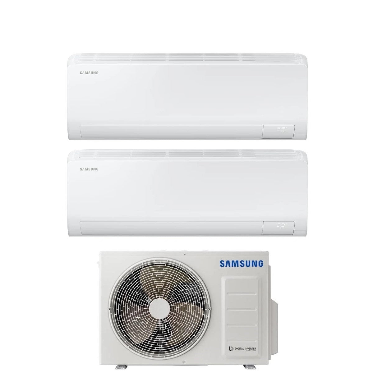 climatizzatore condizionatore samsung dual split inverter serie cebu 9_18 con aj050txj2kg r 32 wi fi integrato 9000_18000 novita