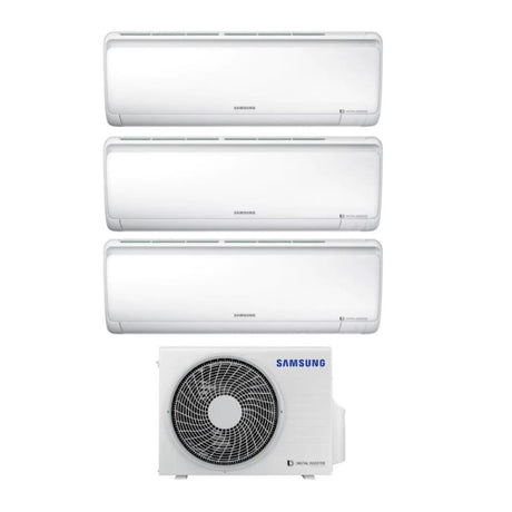 climatizzatore condizionatore samsung inverter trial split serie maldives quantum 9_9_12 con aj068mcj 9000_9000_12000 new 2018