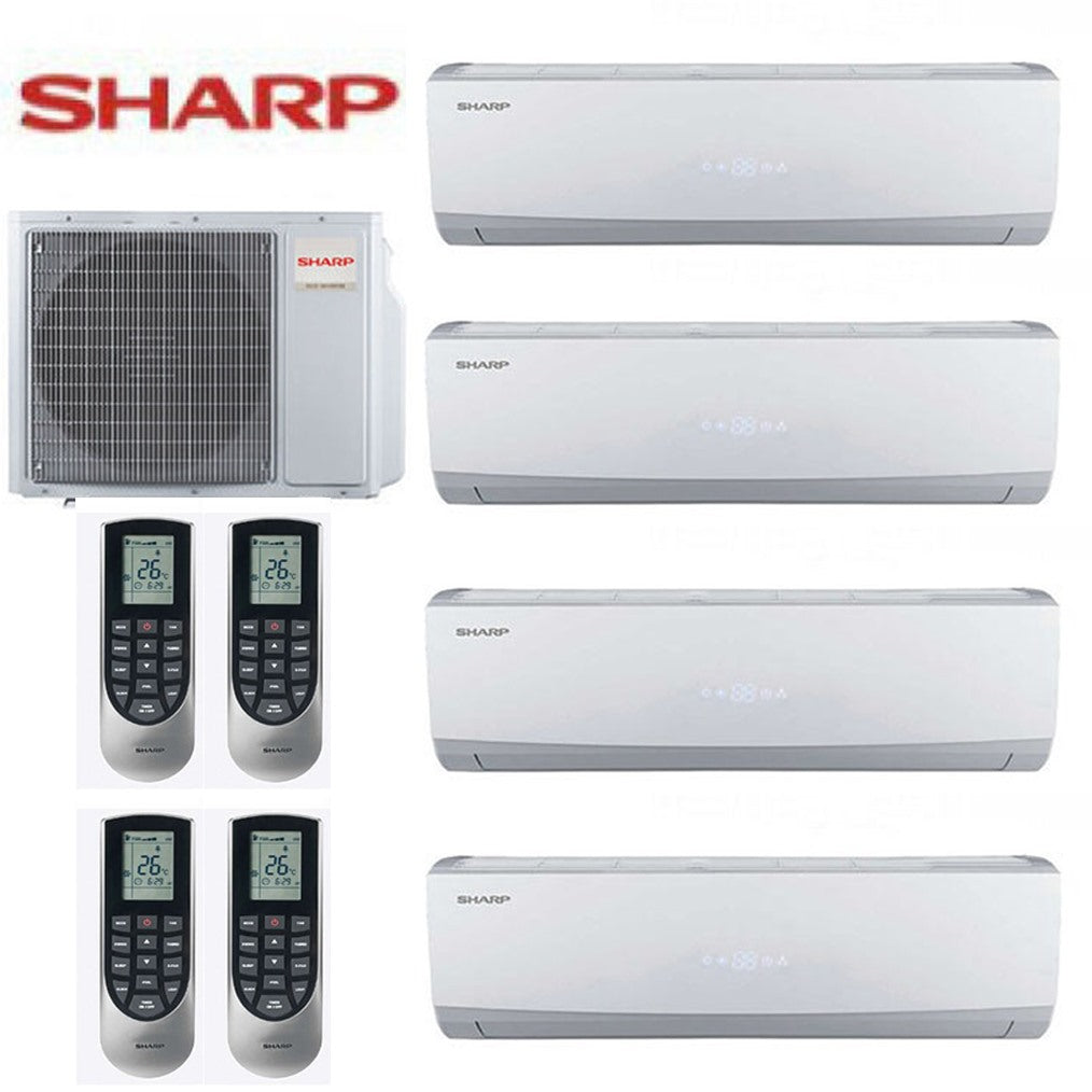climatizzatore condizionatore sharp quadri split inverter serie smile curve ssr 9_9_9_12 con ae x4m28tr