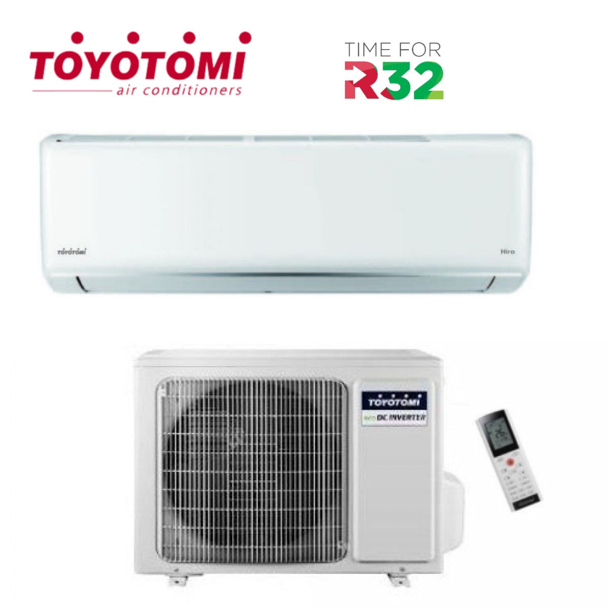 climatizzatore condizionatore toyotomi inverter serie hiro 17000 btu r 32 wi fi incluso classe a__ a___