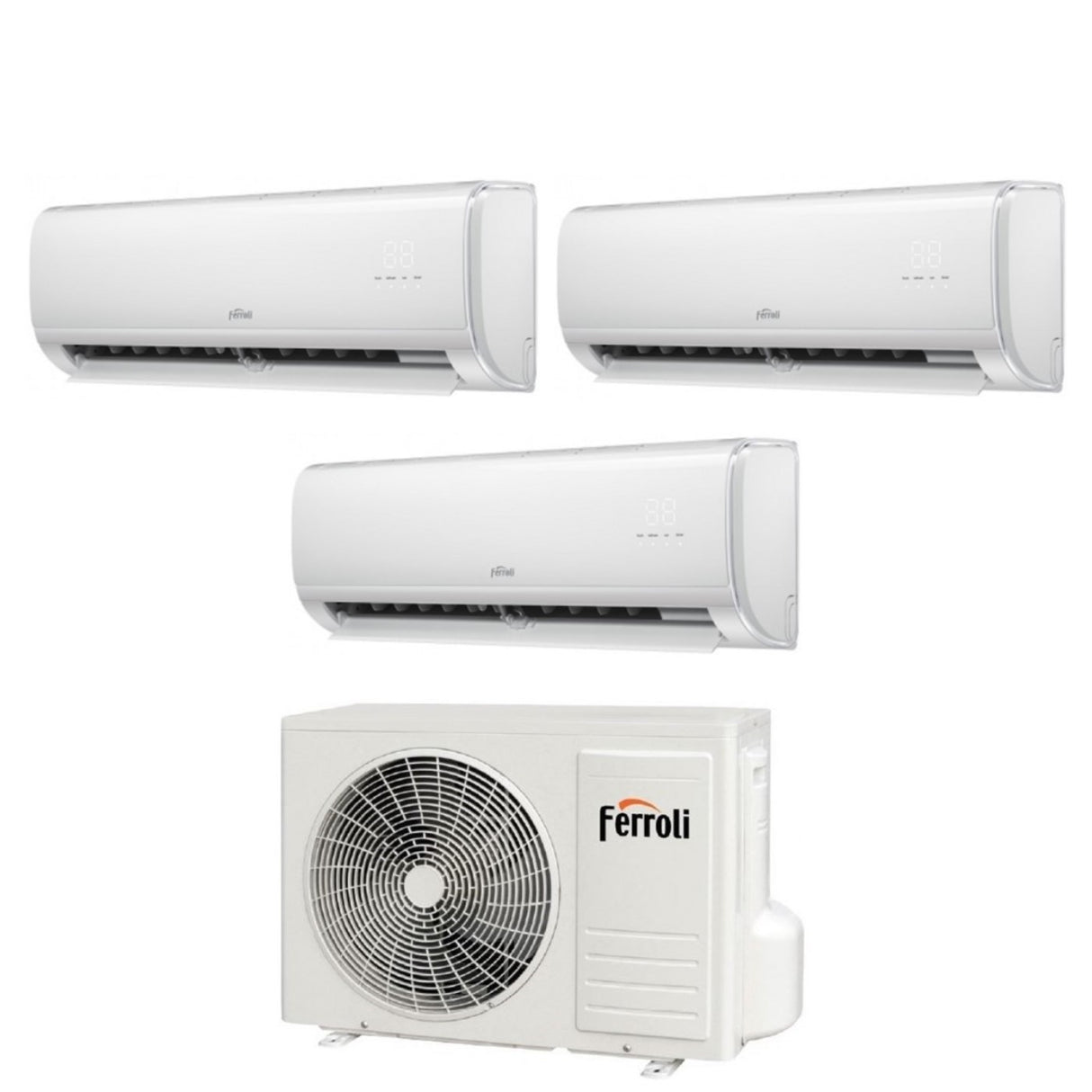 climatizzatore condizionatore trial split inverter ferroli giada m 9000_12000_12000 btu con 27 3 wi fi integrato alexa e google home 9_12_12 novita