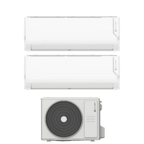 clivet climatizzatore condizionatore clivet dual split inverter cristallo 2 90009000 btu con mu2 y 53m wi fi integrato 99