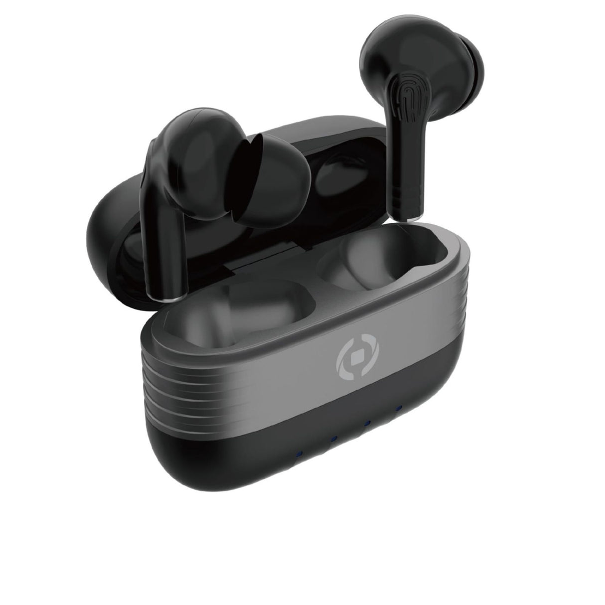 cuffie auricolari buetooth celly slim1 colore bianco custodia di ricarica rigida usb c copia