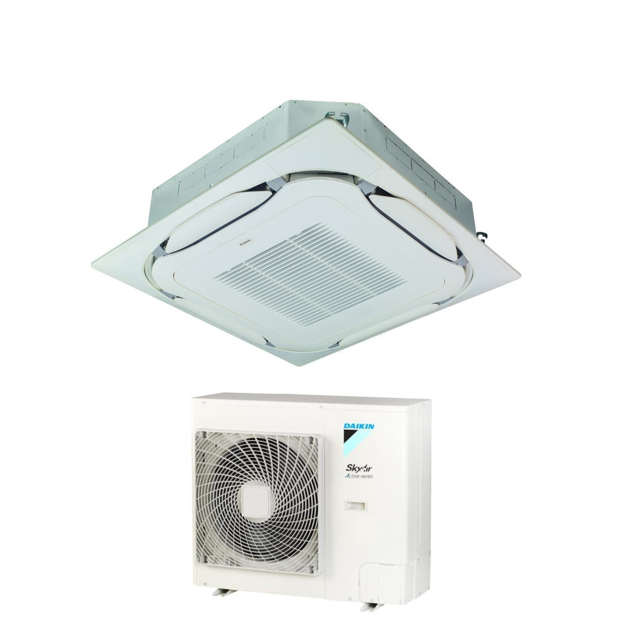 daikin climatizzatore condizionatore daikin bluevolution a cassetta round flow 24000 btu fcag71b azas71mv1 r 32 wi fi optional con griglia standard inclusa