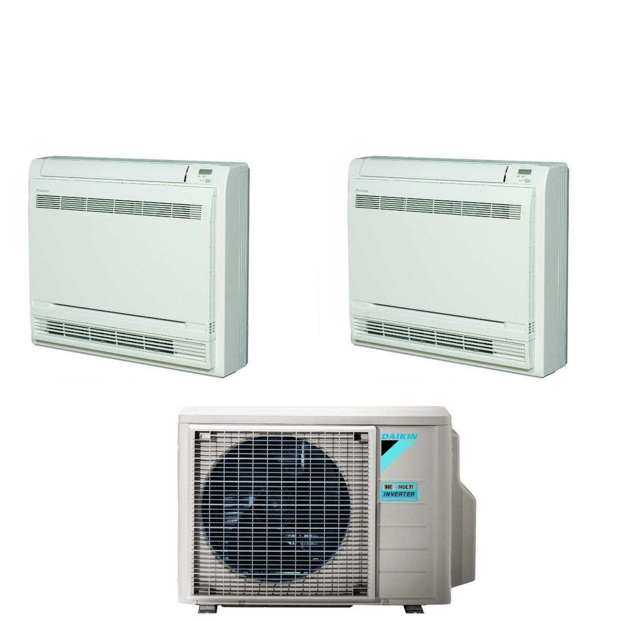 daikin climatizzatore condizionatore dual split pavimento inverter bluevolution fvxm 9000_9000 btu 9_9 con 2mxm40m r32 a__ wi fi 4565