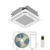 daitsu condizionatore a cassetta daitsu 48000 btu aud48kdbs trifase r 32 wi fi optional con telecomando e griglia