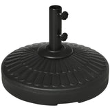 easycomfort easycomfort base per ombrellone da giardino di diametro 38 48 mm con riempimento laterale 48 5x36 cm