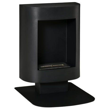 easycomfort easycomfort camino a bioetanolo con serbatoio da 1 5l copertura fino 20 46 5x53x65cm nero