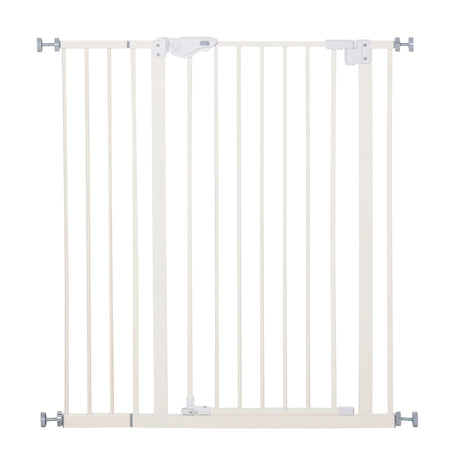 easycomfort easycomfort cancelletto per cani con 4 viti regolabili e nastro adesivo in metallo e plastica 86x104 1 cm bianco