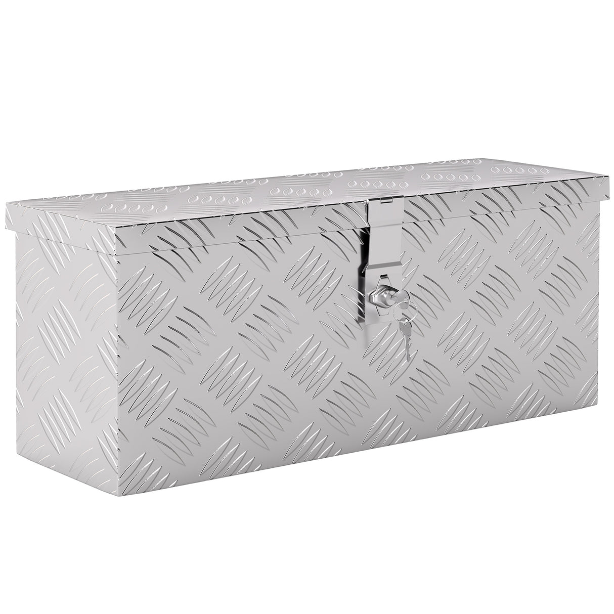 easycomfort easycomfort cassetta portautensili da 2 kg con chiusura a chiave in lamiera di alluminio 50x15 5x20 5 cm argento