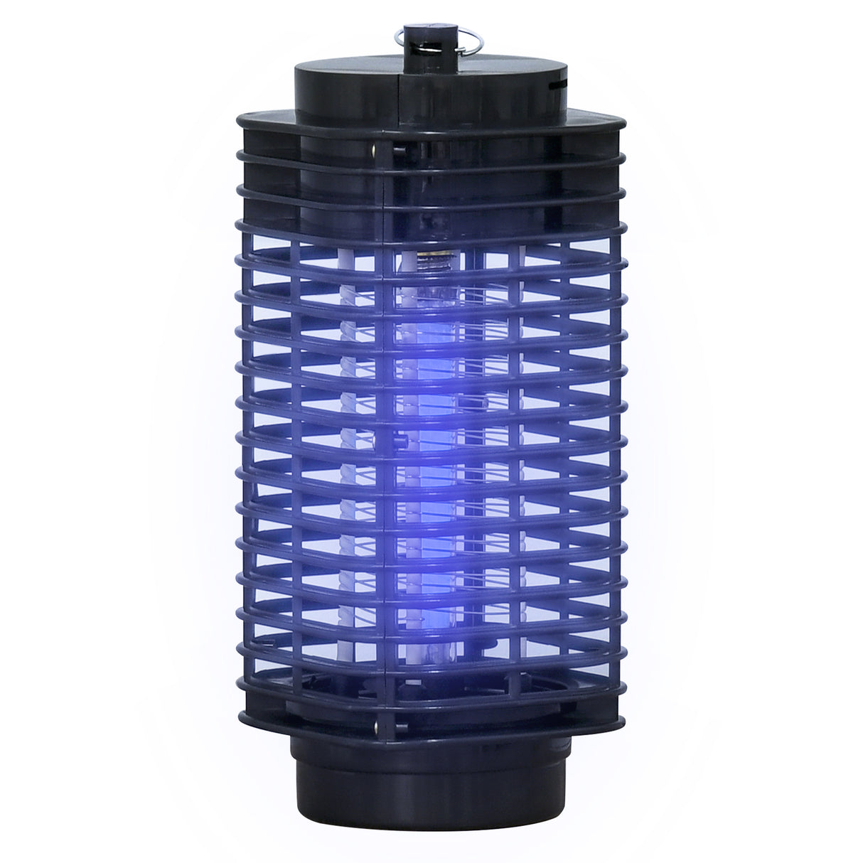 easycomfort easycomfort lampada antizanzare elettroinsetticida con luce uv per interno ed esterno 11x11x26 cm nero