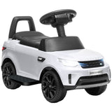 easycomfort easycomfort macchina elettrica per bambini 18 mesi a 5 anni con musica e clacson auto a 6v elettrico e a spintavelocita 3kmh bianco