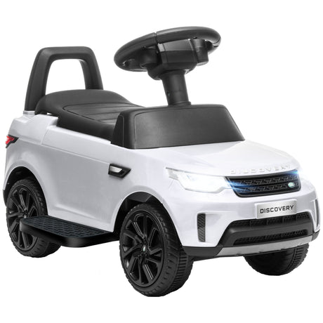 easycomfort easycomfort macchina elettrica per bambini 18 mesi a 5 anni con musica e clacson auto a 6v elettrico e a spintavelocita 3kmh bianco