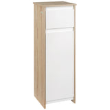 easycomfort easycomfort mobile bagno con cassetto e armadietto con ripiano regolabile interno in mdf 32 6x30x90 cm