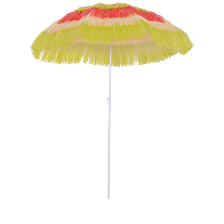 easycomfort easycomfort ombrellone hawaiano portatile tettuccio 160cm impermeabile altezza fino 180cm