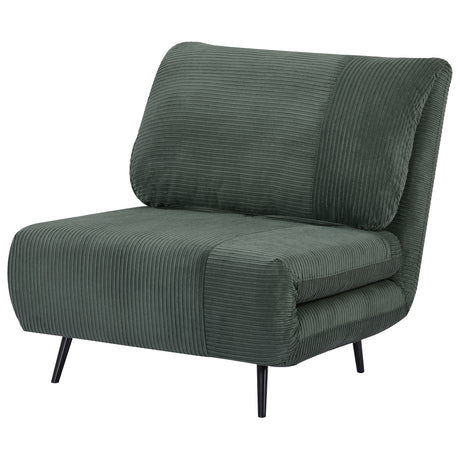easycomfort easycomfort poltrona letto 2 in 1 singola schienale regolabile su 3 livelli e imbottito struttura in legno e acciaio