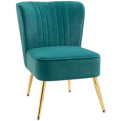 easycomfort easycomfort poltrona moderna in stile scandinavo imbottita e rivestita in tessuto vellutato 56x65 5x82 5cm verde