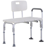 easycomfort easycomfort sedia da doccia con altezza regolabile su 6 livelli piedini e bracciolo antiscivolo ampia seduta 68 5x40 5cm ean 8054111846165