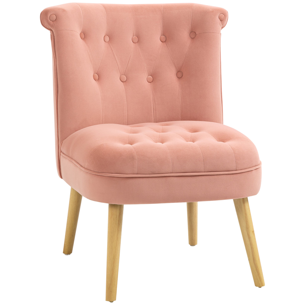 easycomfort easycomfort sedia moderna per soggiorno e sala da pranzo con seduta imbottita e tessuto vellutato 60x66x79 cm rosa