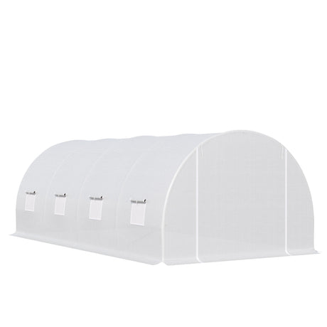 immagine-1-easycomfort-easycomfort-serra-da-giardino-a-tunnel-per-piante-struttura-in-metallo-e-copertura-in-pe-6x3x2m-bianco-ean-8054144132693