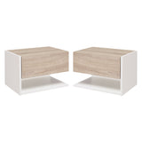 immagine-1-easycomfort-easycomfort-set-2-comodini-sospesi-a-parete-con-cassetto-e-mensola-bianco-e-rovere-ean-8054111845663
