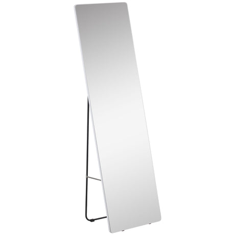 easycomfort easycomfort specchio da terra e parete con struttura in alluminio per camera ingresso e bagno 45x37x158 5cm