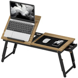 easycomfort easycomfort supporto monitor inclinabile e regolabile con cassetto laterale in legno 86x33x22 5 32 cm rovere e nero