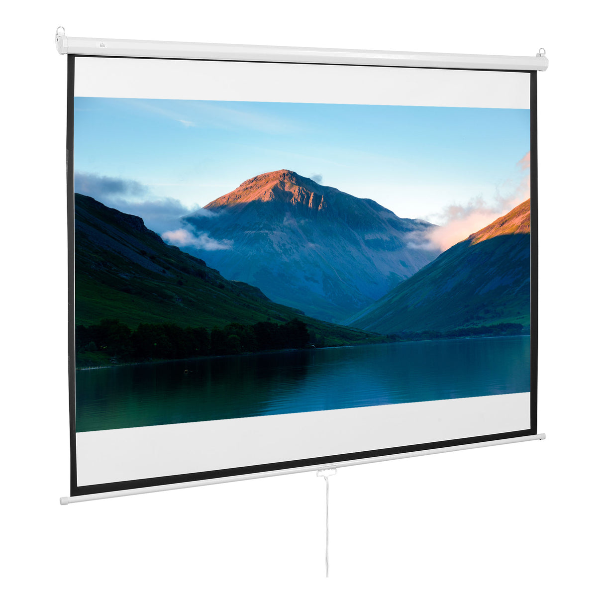 easycomfort easycomfort telo per proiettore da 100 formato 16943 ad altezza regolabile 210x8 6x7 cm bianco e nero ean 8054111843997
