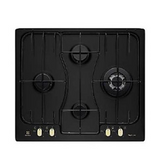 electrolux piano cottura a gas electrolux rgg6243lor 4 fuochi l594xp51 crosscook nero ean 7332543392261