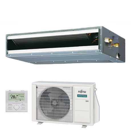 fujitsu condizionatore fujitsu canalizzabile bassa prevalenza serie kl 9000 btu arxg09kllap r 32 wi fi optional