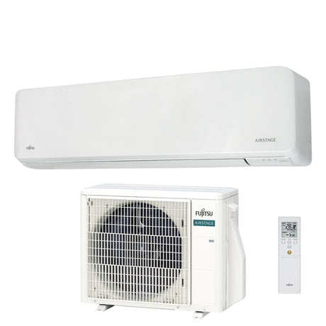 fujitsu condizionatore fujitsu km large 36000 btu aseh36kmtb r 32 wi fi optional