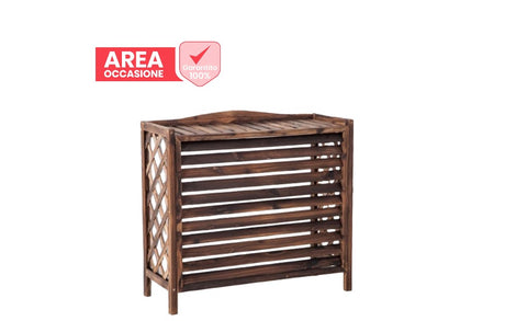 hercules area occasioni 2240 copertura copri unita esterna condizionatore in legno wood 103x52x90 per condizionatori dualtrial e 1800024000 btu