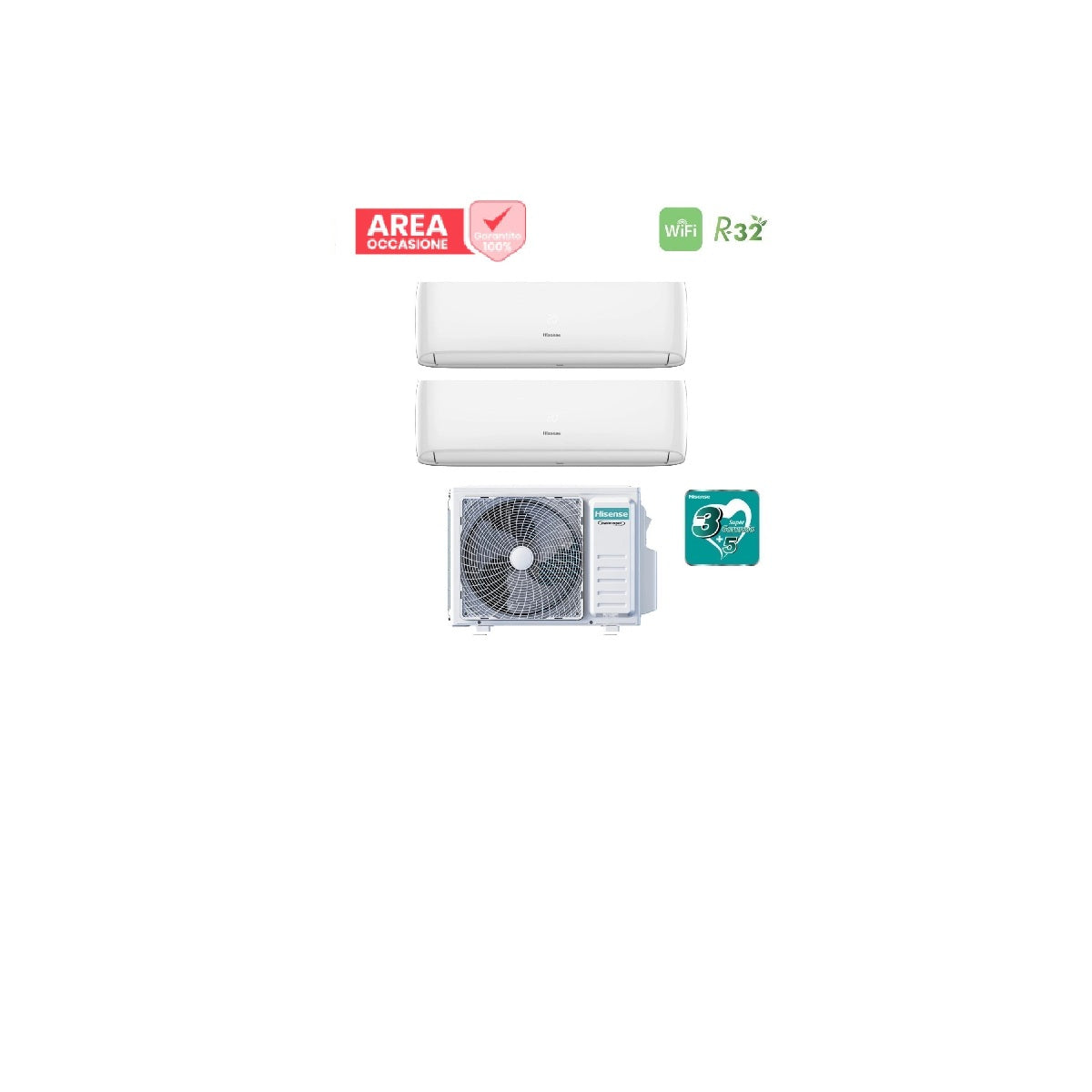 hisense area occasioni 2489 unita esterna hisense motore multisplit 2amw42u4rgc dual split r 32 classe aa
