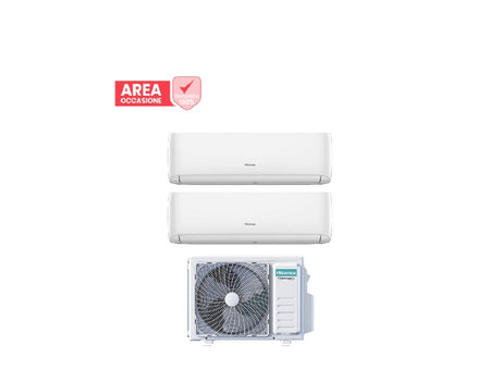 hisense area occasioni 2847 condizionatore dual split hisense hi comfort 99 con 2amw52u4rxc r 32 wi fi integrato