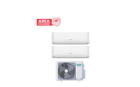 hisense area occasioni 2927 condizionatore dual split hisense hi comfort 99 con 2amw42u4rgc r 32 wi fi integrato