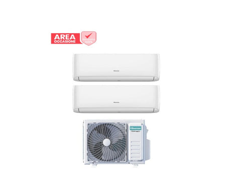 hisense area occasioni 2990 condizionatore dual split hisense hi comfort 99 con 2amw52u4rxc r 32 wi fi integrato