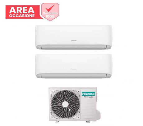 hisense area occasioni climatizzatore condizionatore hisense dual split inverter serie hi comfort 99 con 2amw52u4rxc r 32 wi fi integrato 90009000
